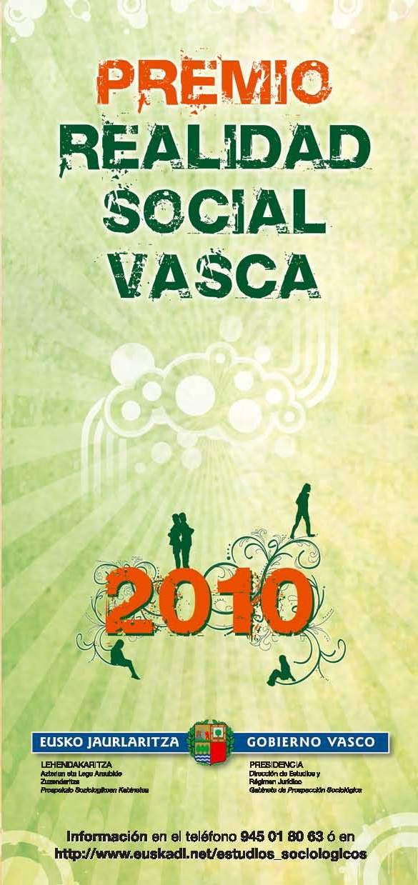 Tríptico Premio Realidad Social Vasca 2010