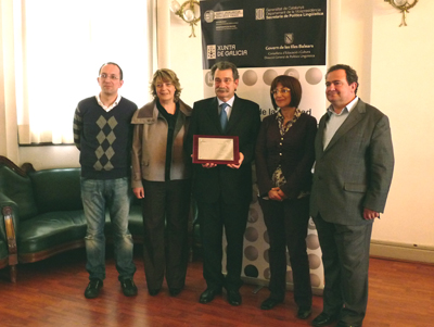 Los gobiernos de Euskadi, Catalunya, Galicia e Islas Baleares otorgan a Eroski el Premio a la Promocin de la Realidad Plurilinge del Estado Espaol